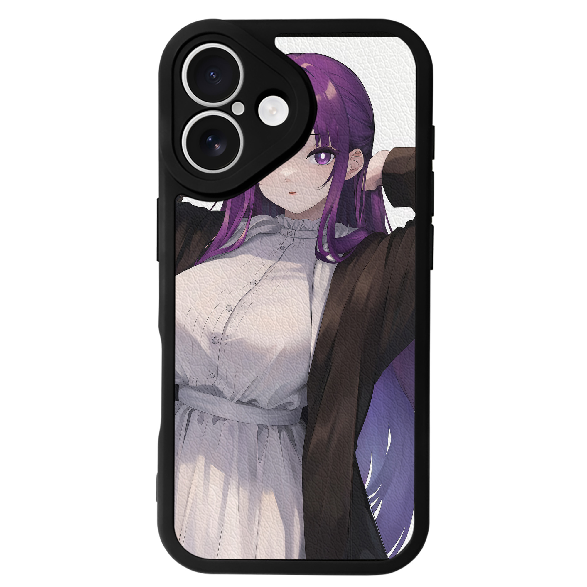 （画像用） 葬送のフリーレン Frieren 【iPhone 16シリーズ対応】シリコンスマホケース（レザー調） 材質：シリコン